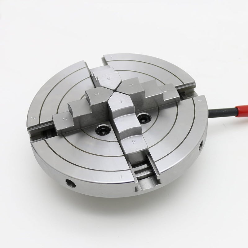 PNBO Wood Lathe Chuck, 6 inch 4 Jaws, Self-Centering Lathe Chucks for Woodturning, 4 Jaw Chuck for Wood Lathe 1 x 8TPI Thread - Image 5